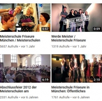 Youtube Kanal Meisterschulen am Ostbahnhof